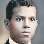 Young man in formal attire, serious expression, promoting Easco HVAC indoor air quality tips for holiday gatherings.